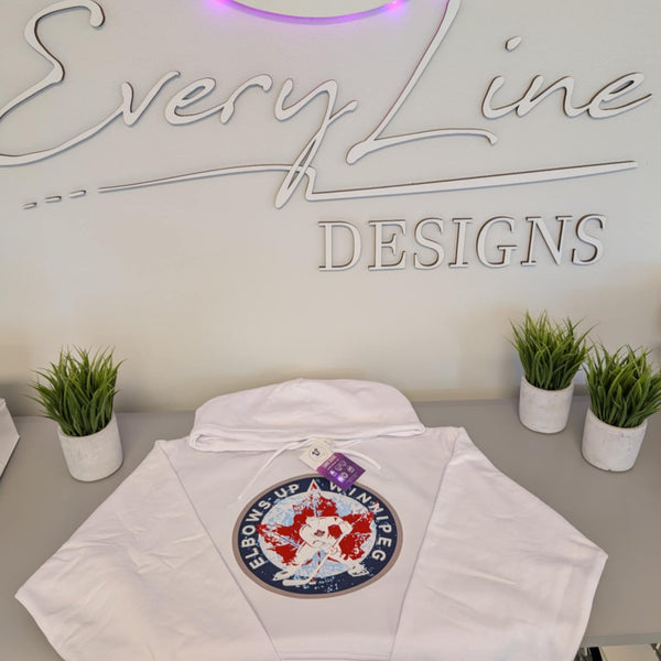 Elbows Up Winnipeg White Out