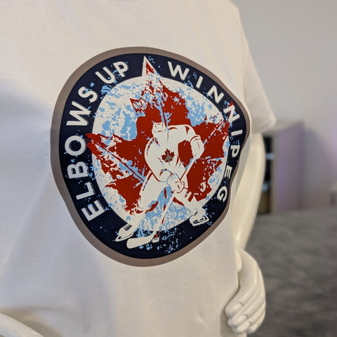 Elbows Up Winnipeg White Out