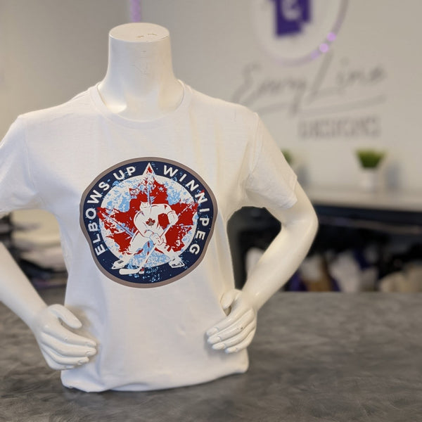 Elbows Up Winnipeg White Out